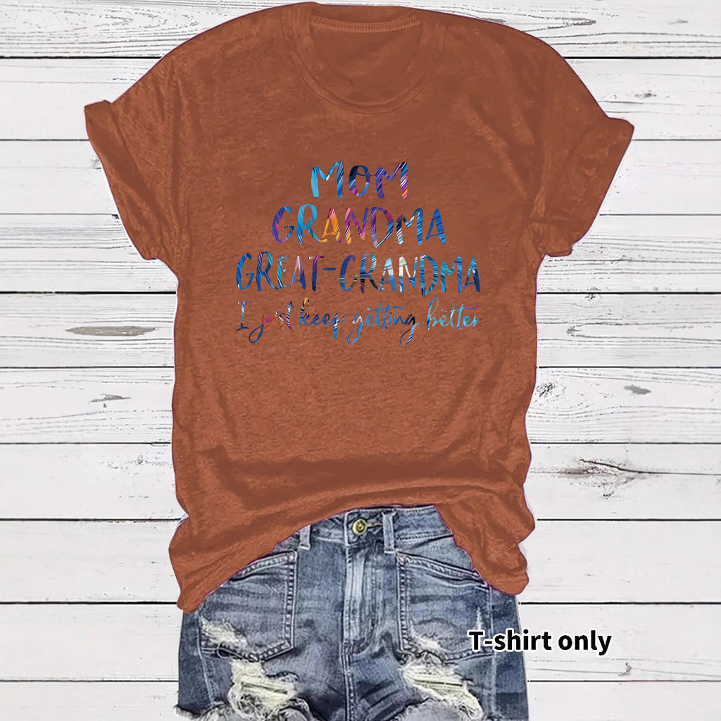T-shirt female mother grandmother