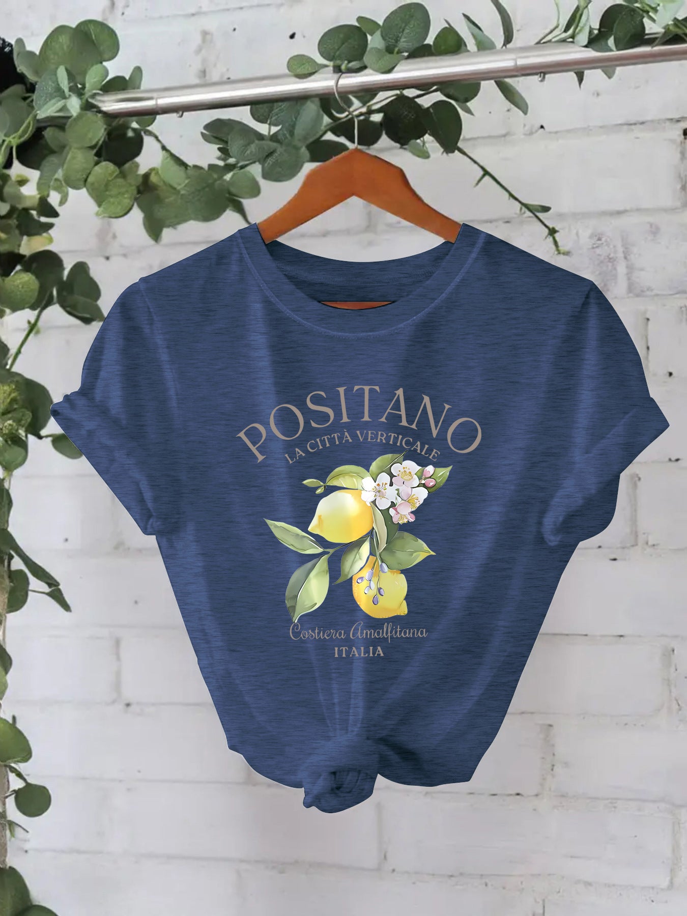 POSITANO Lemon Flower Short Sleeve