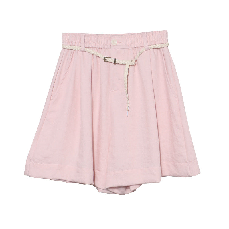 Elastic waist shorts