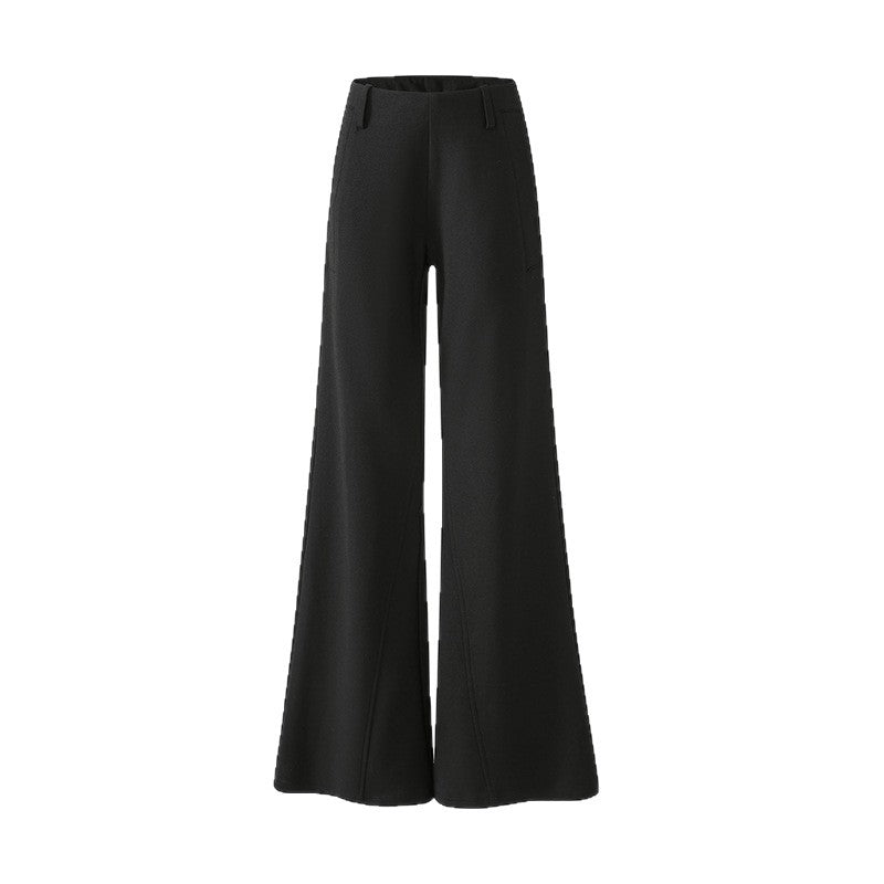 Women's Pants  Flared Trousers Low Waist Slim Fit Leisure Loose Wide-Leg Sweatpants