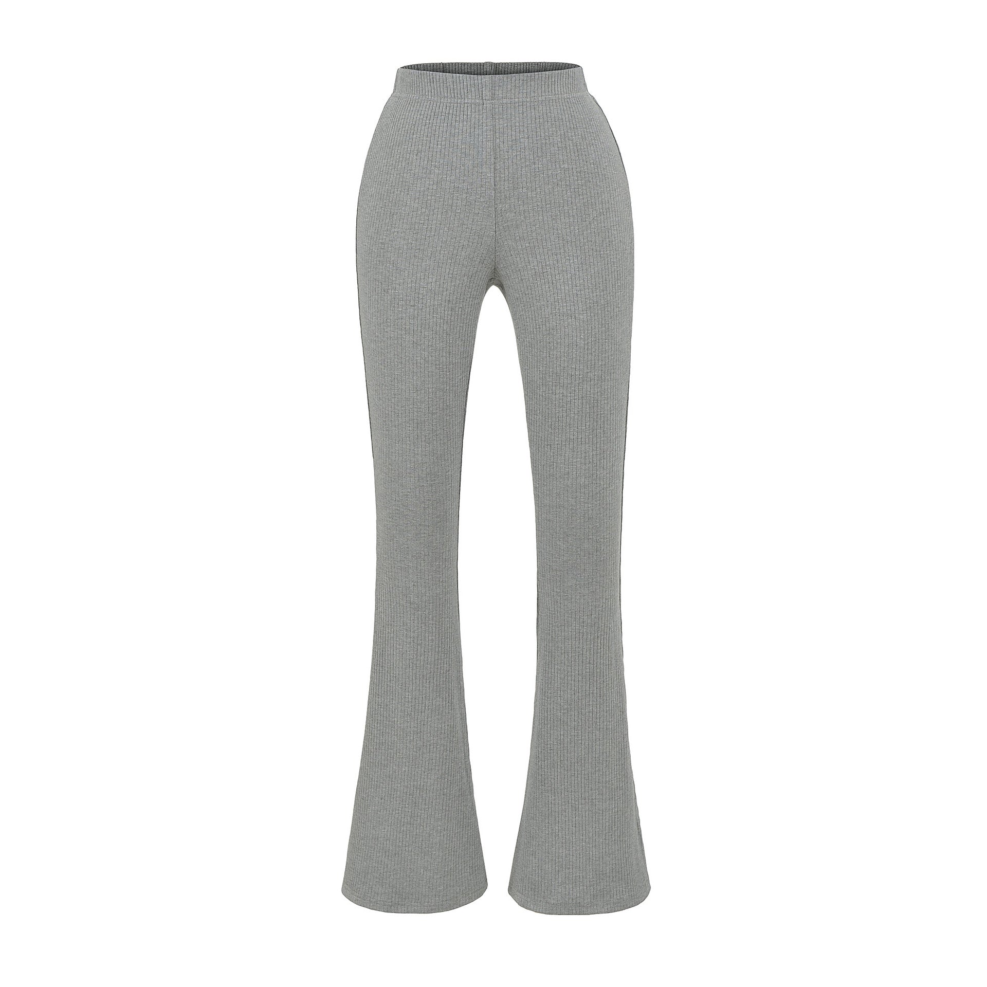 Slim fit low waist slightly flared pants for women