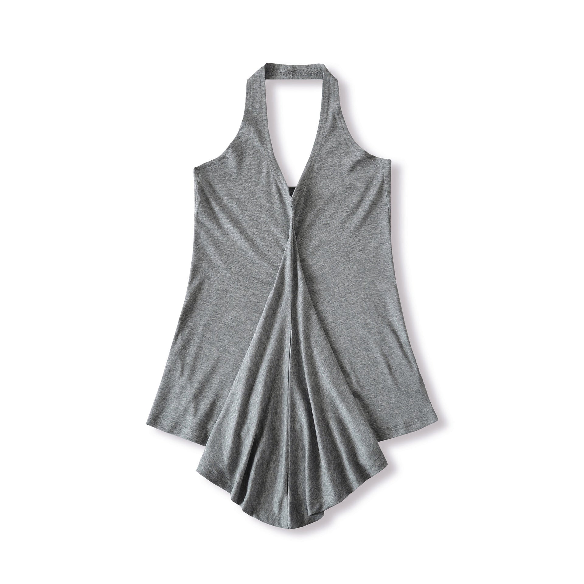 Sexy slim fit base Tencel neck hanging vest