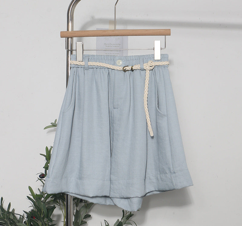 Elastic waist shorts