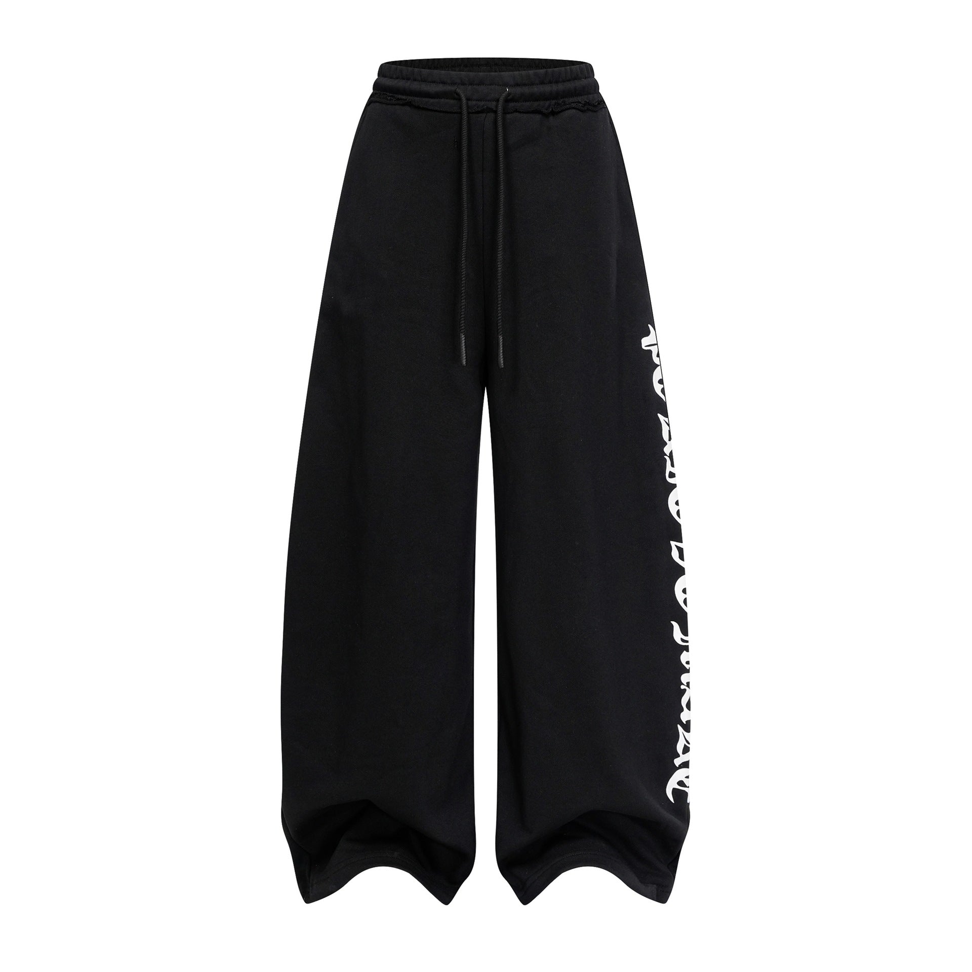 Retro grey casual women's loose straight leg wide leg drag jazz street dance pants