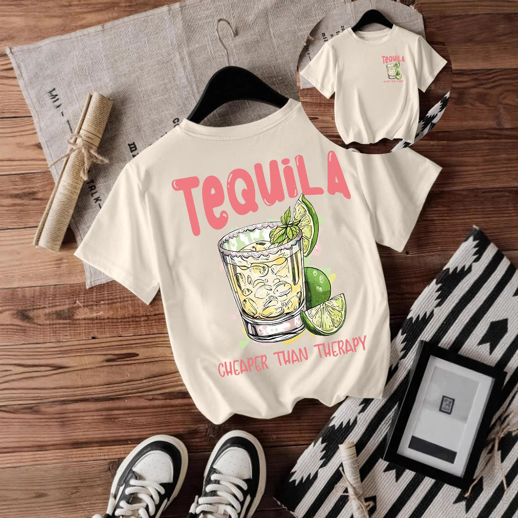 TeQUiLA pattern for short sleeved drinks