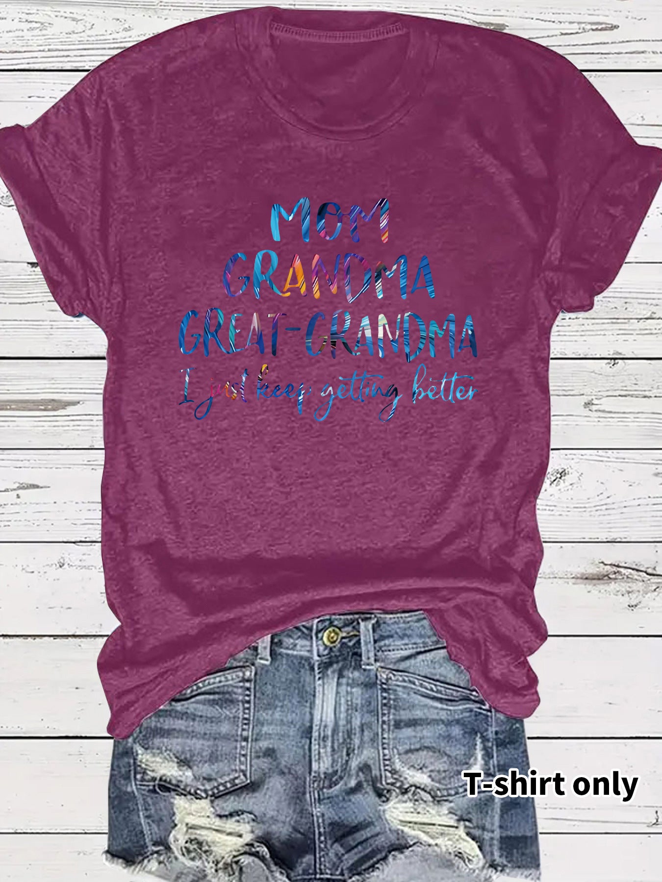 T-shirt female mother grandmother
