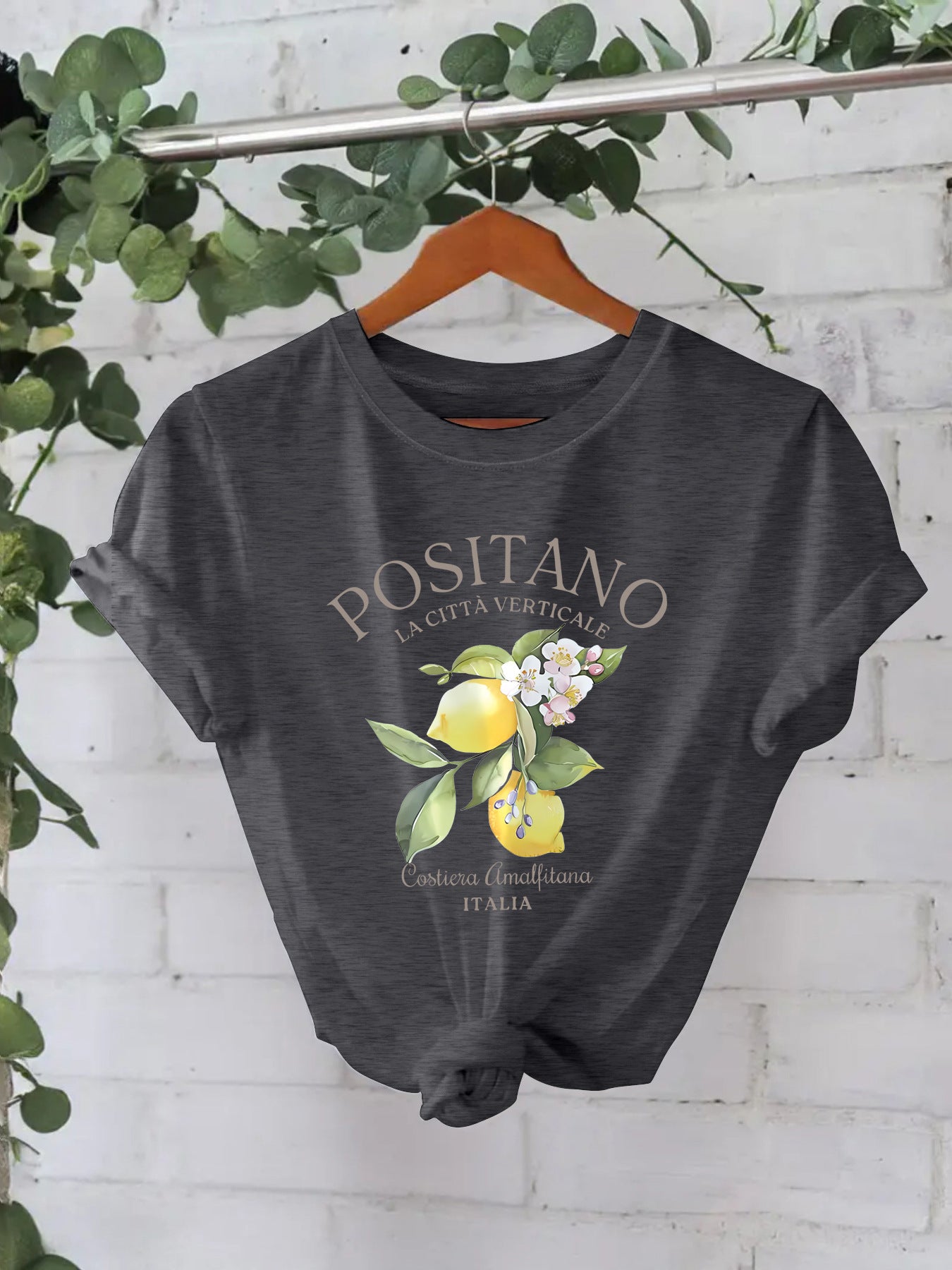 POSITANO Lemon Flower Short Sleeve