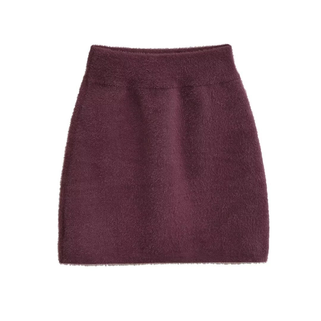 High waisted hip hugging skirt and half skirt