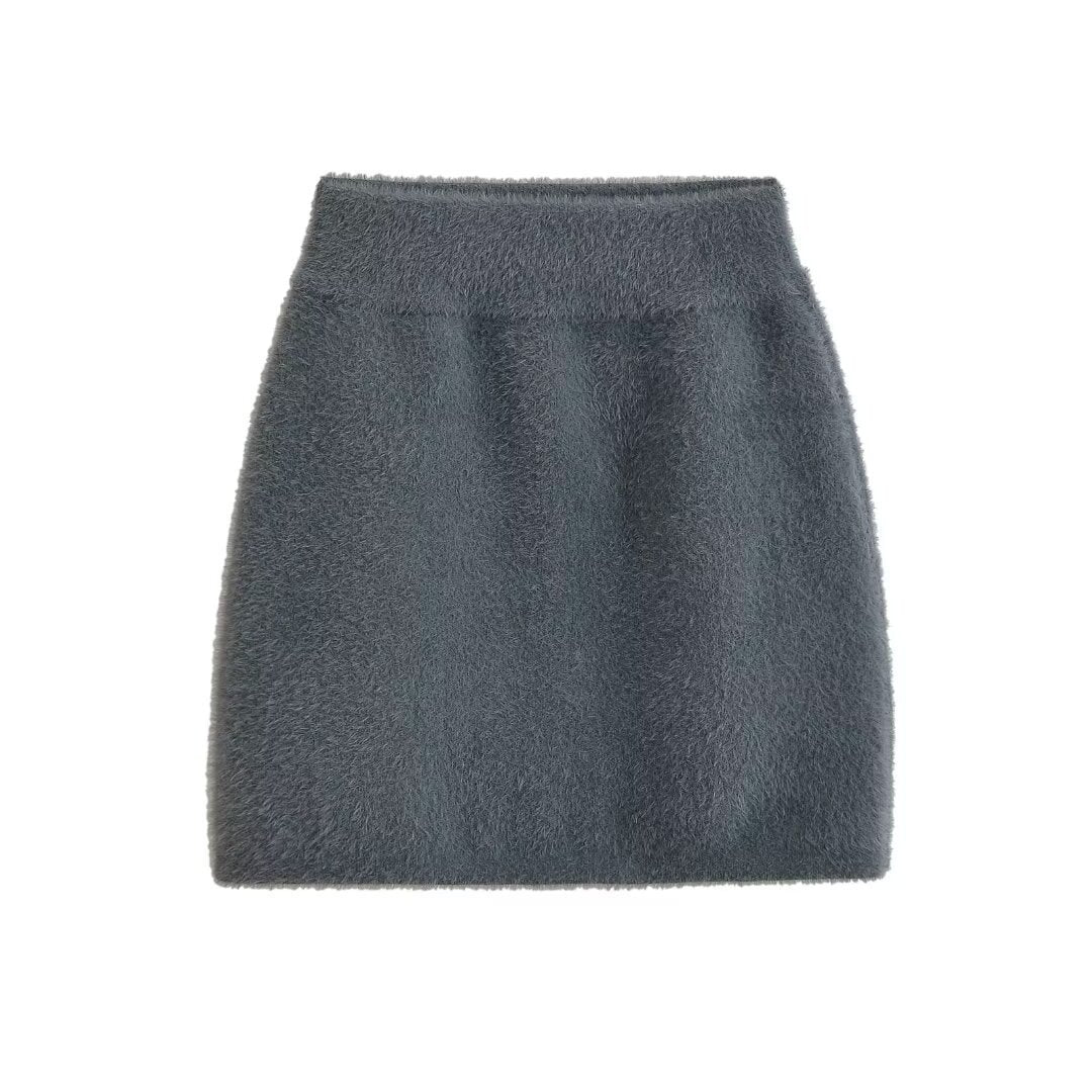 High waisted hip hugging skirt and half skirt
