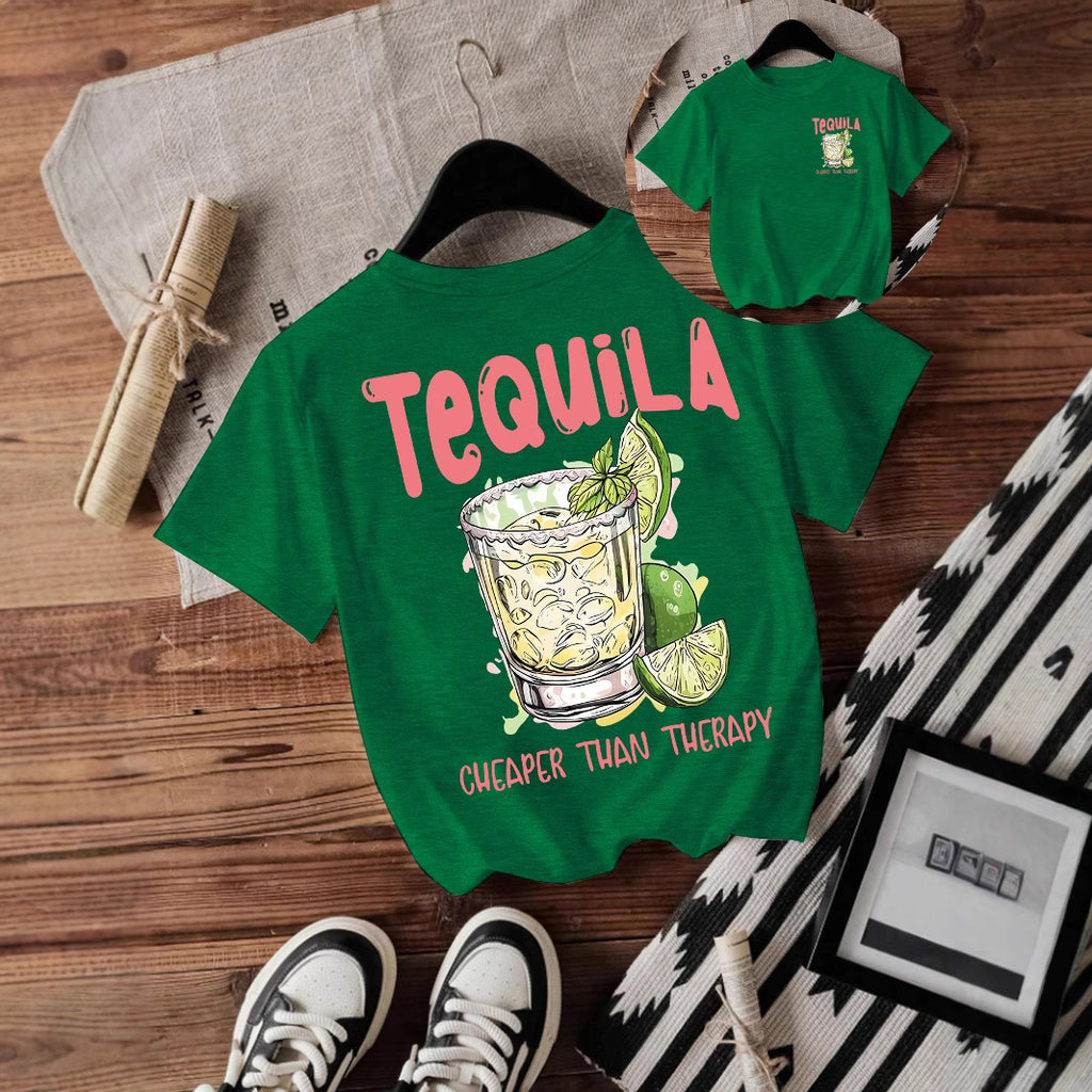 TeQUiLA pattern for short sleeved drinks