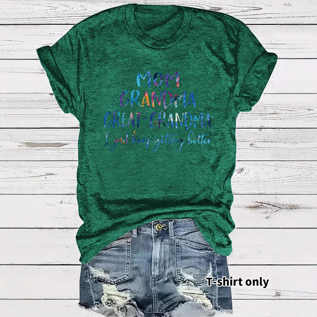 T-shirt female mother grandmother