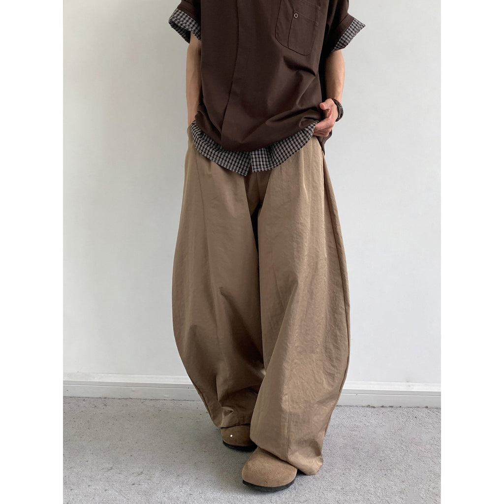 Versatile loose retro casual workwear long pants