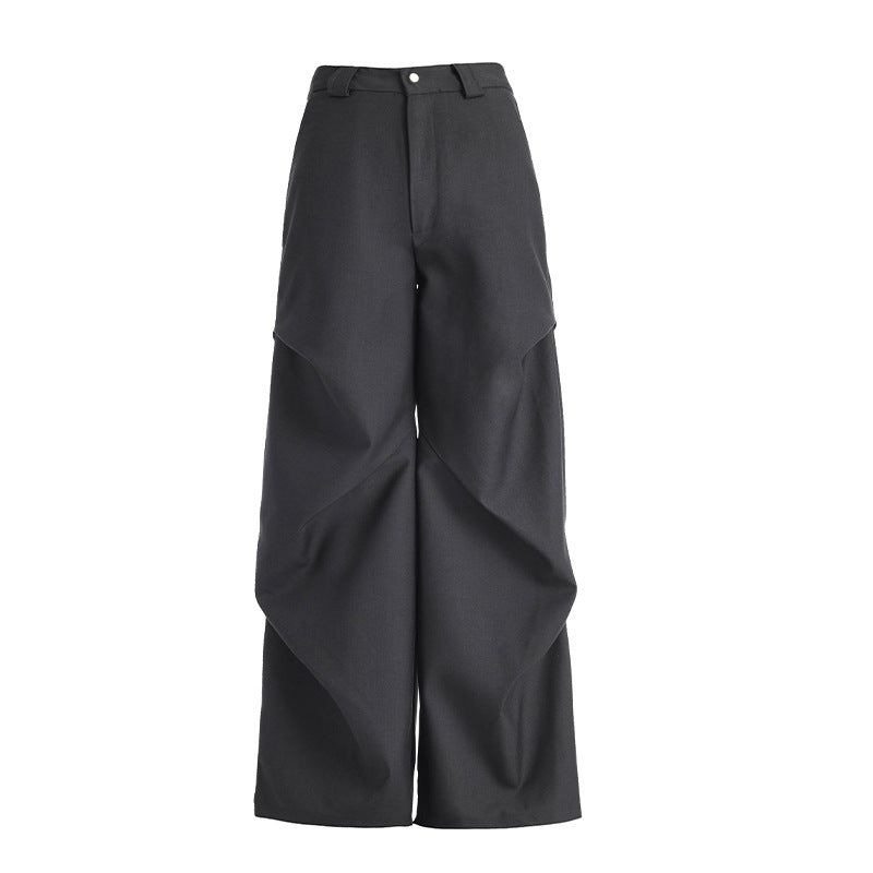 Women's Paratrooper Pants  Design Loose Floor-Length Trousers