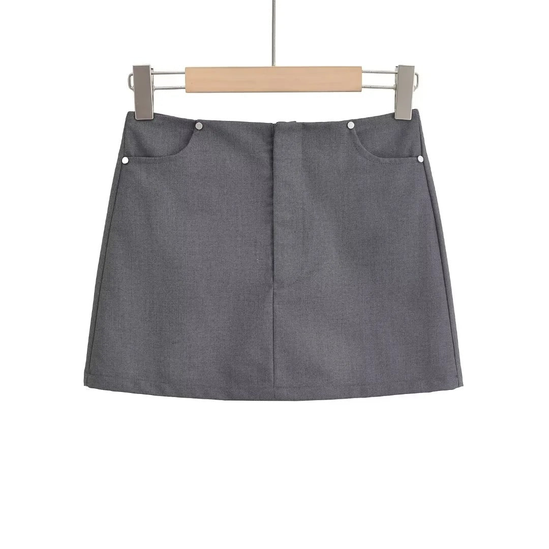 High waisted skirt short skirt for women