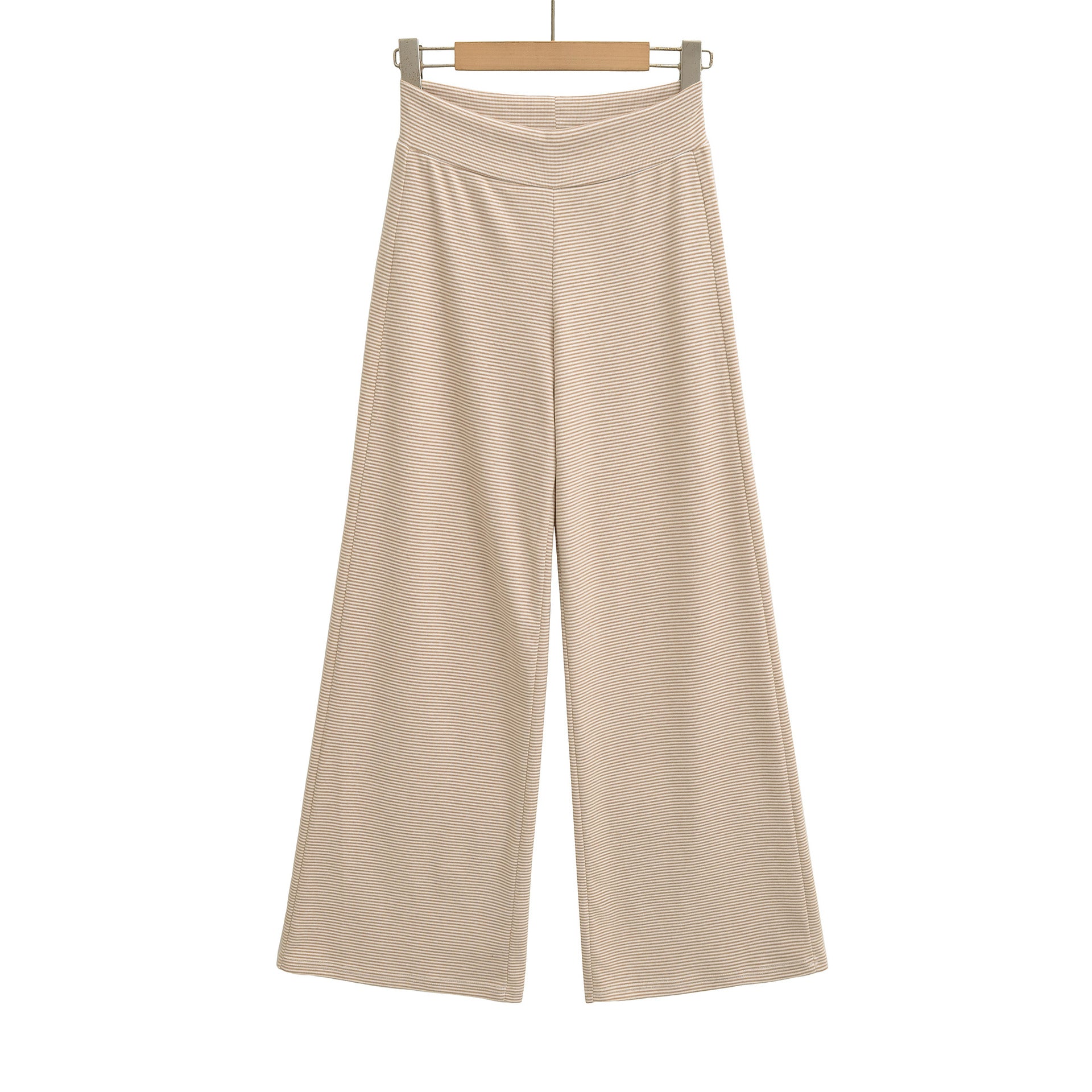 Simple style wide leg straight leg pants for women's casual pants