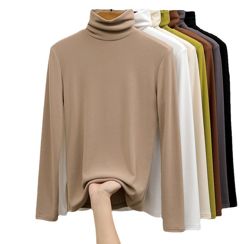 High neck warm top
