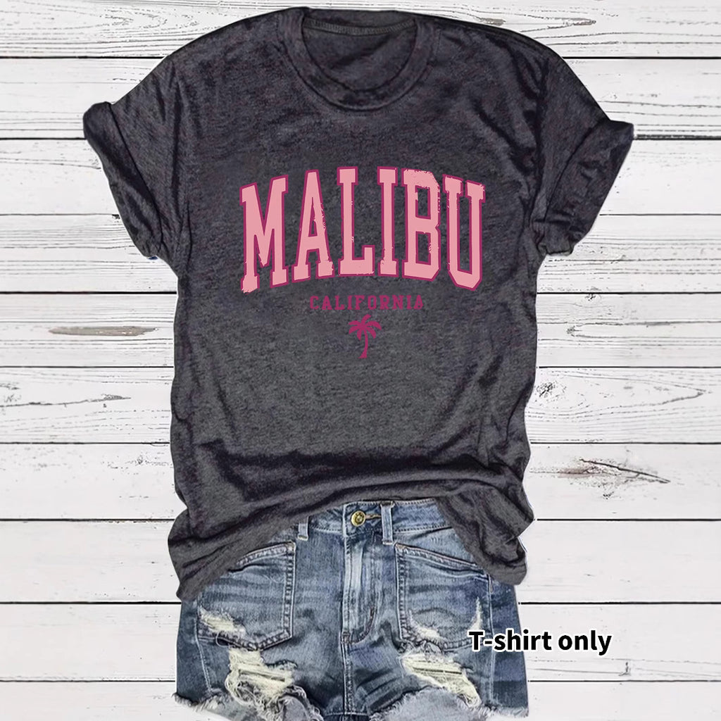 Women's MALIBU printed T-shirt