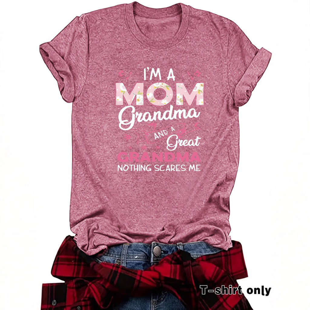 Pattern printed T-shirt short sleeved shirt