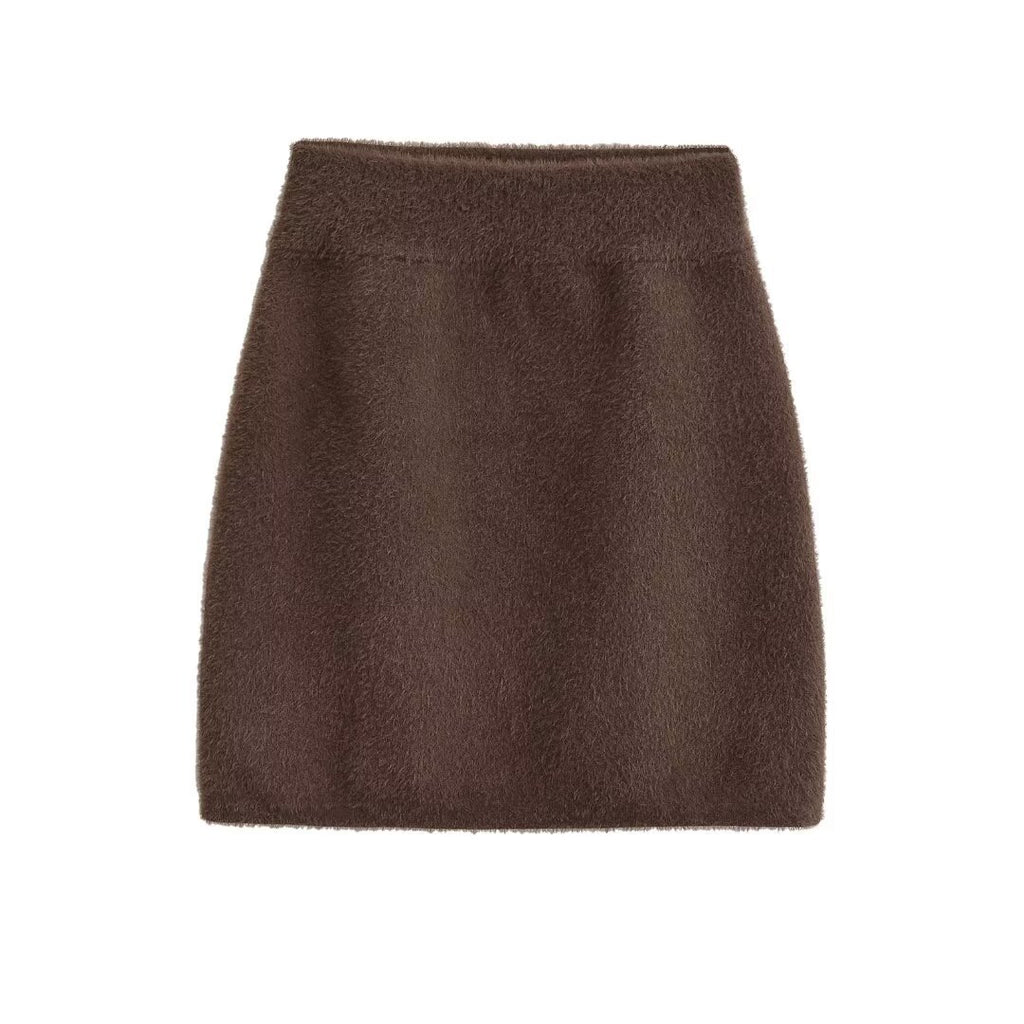 High waisted hip hugging skirt and half skirt