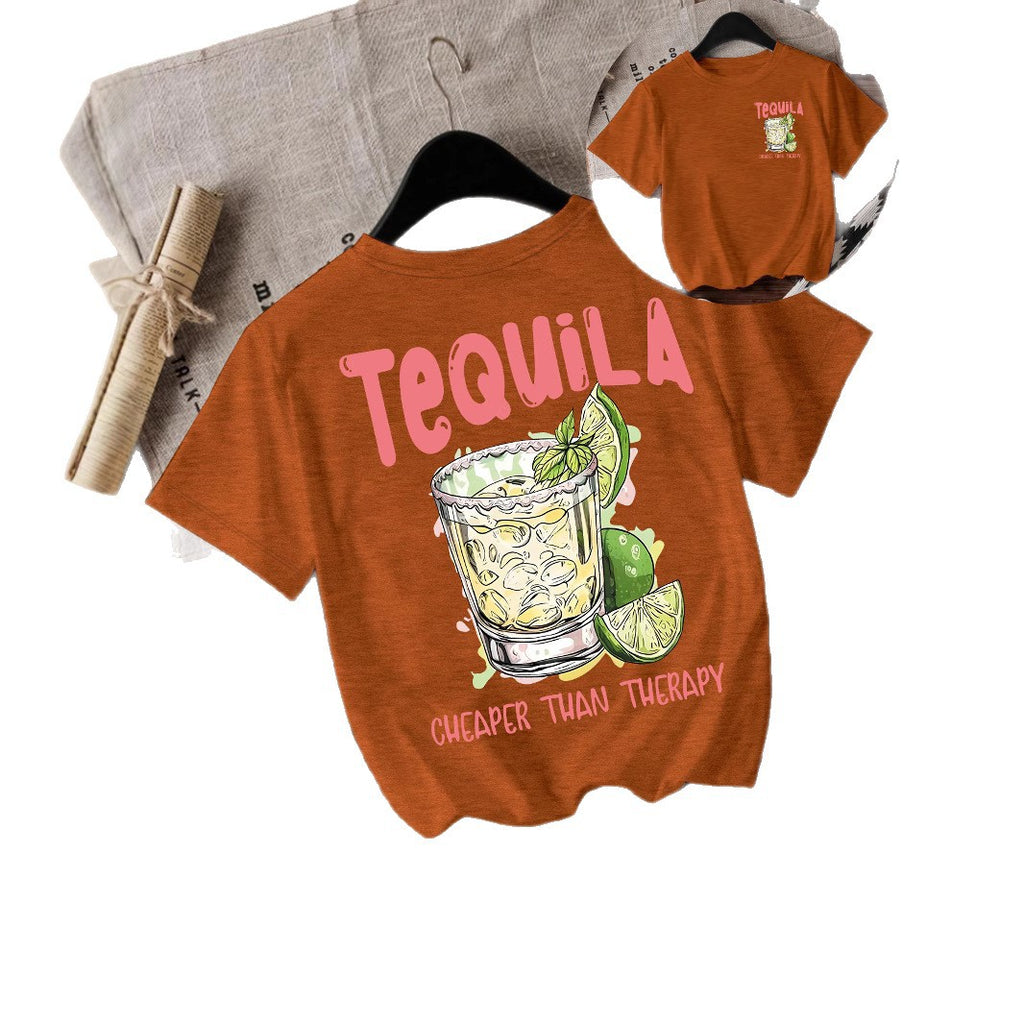TeQUiLA pattern for short sleeved drinks
