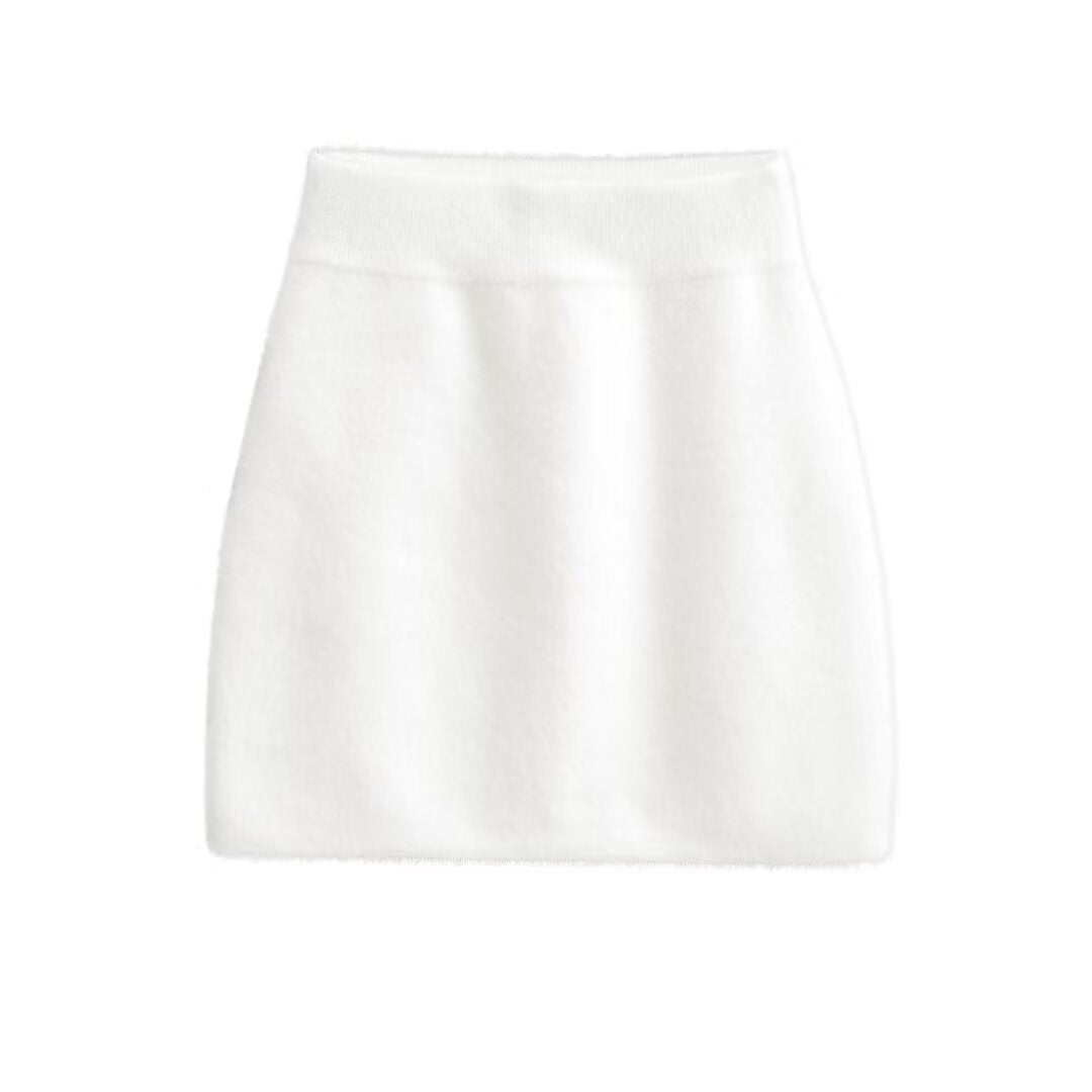 High waisted hip hugging skirt and half skirt