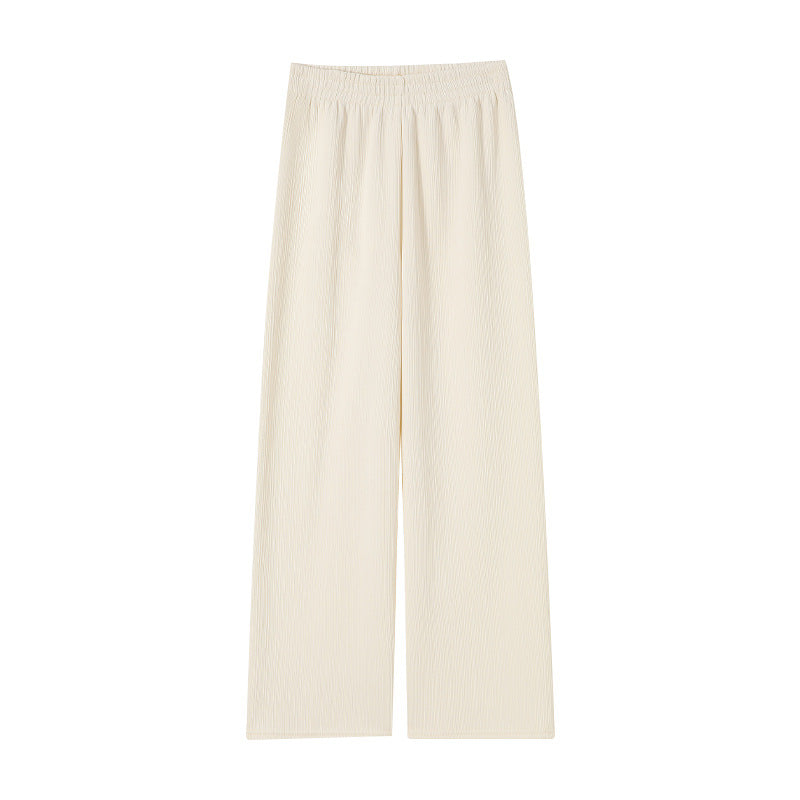 Velvet wide leg pants for women