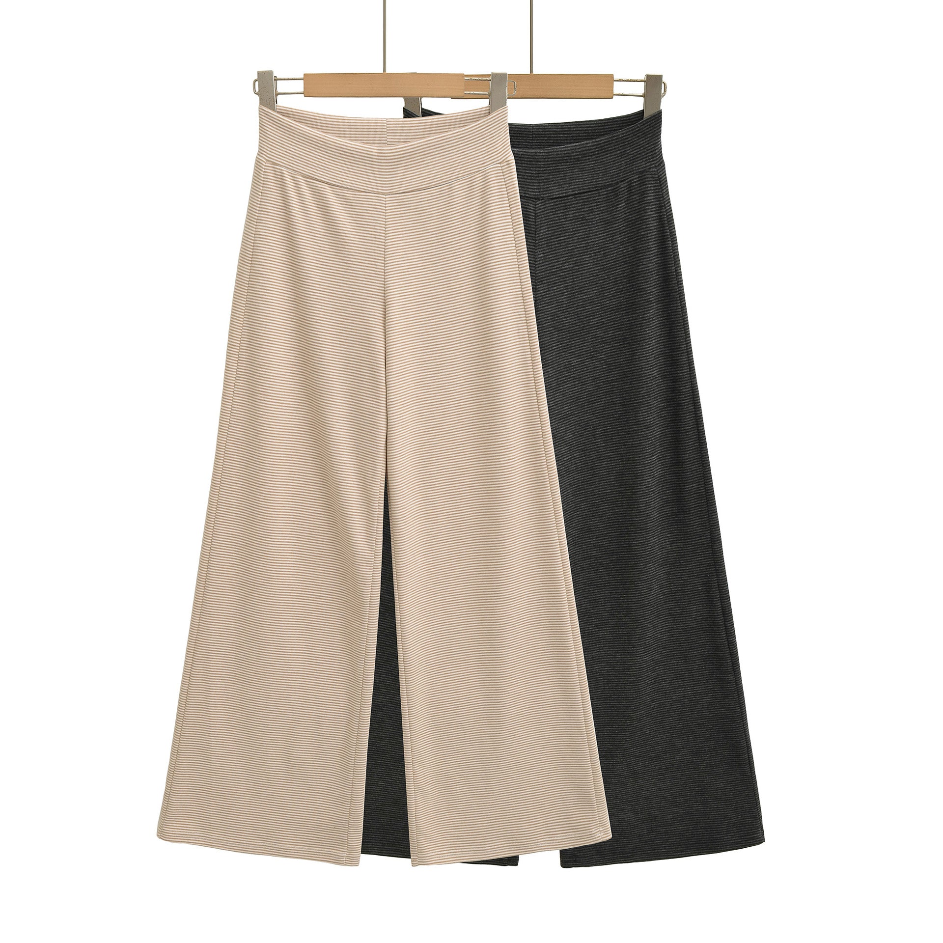 Simple style wide leg straight leg pants for women's casual pants