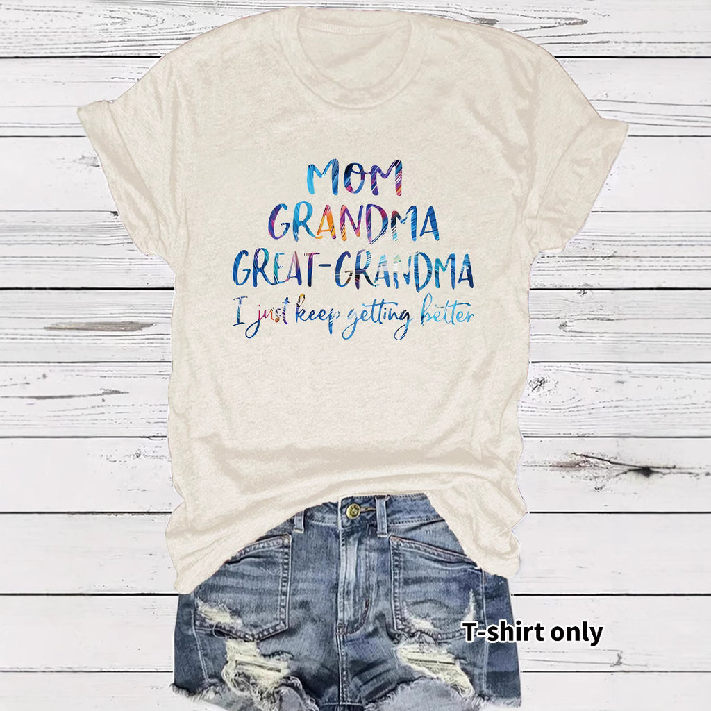 T-shirt female mother grandmother