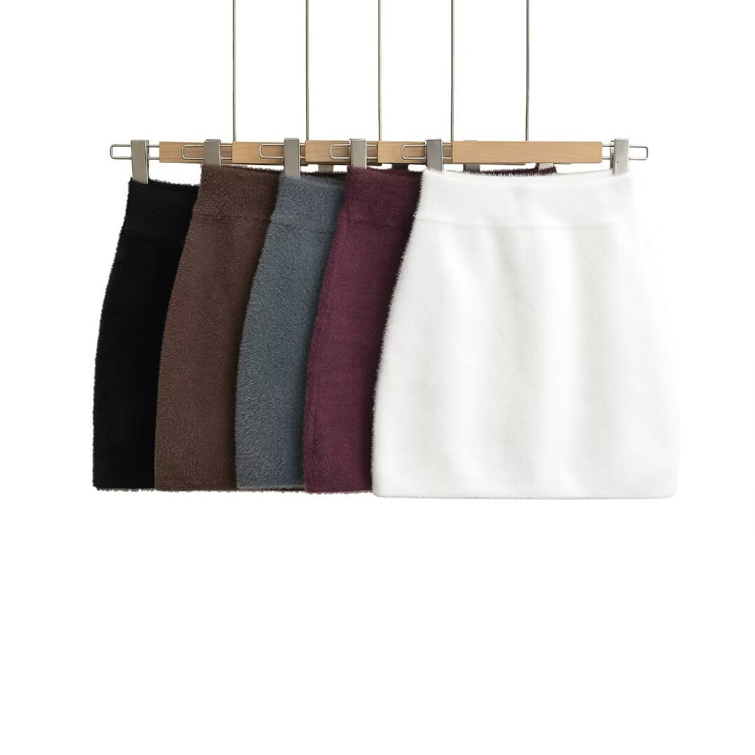 High waisted hip hugging skirt and half skirt