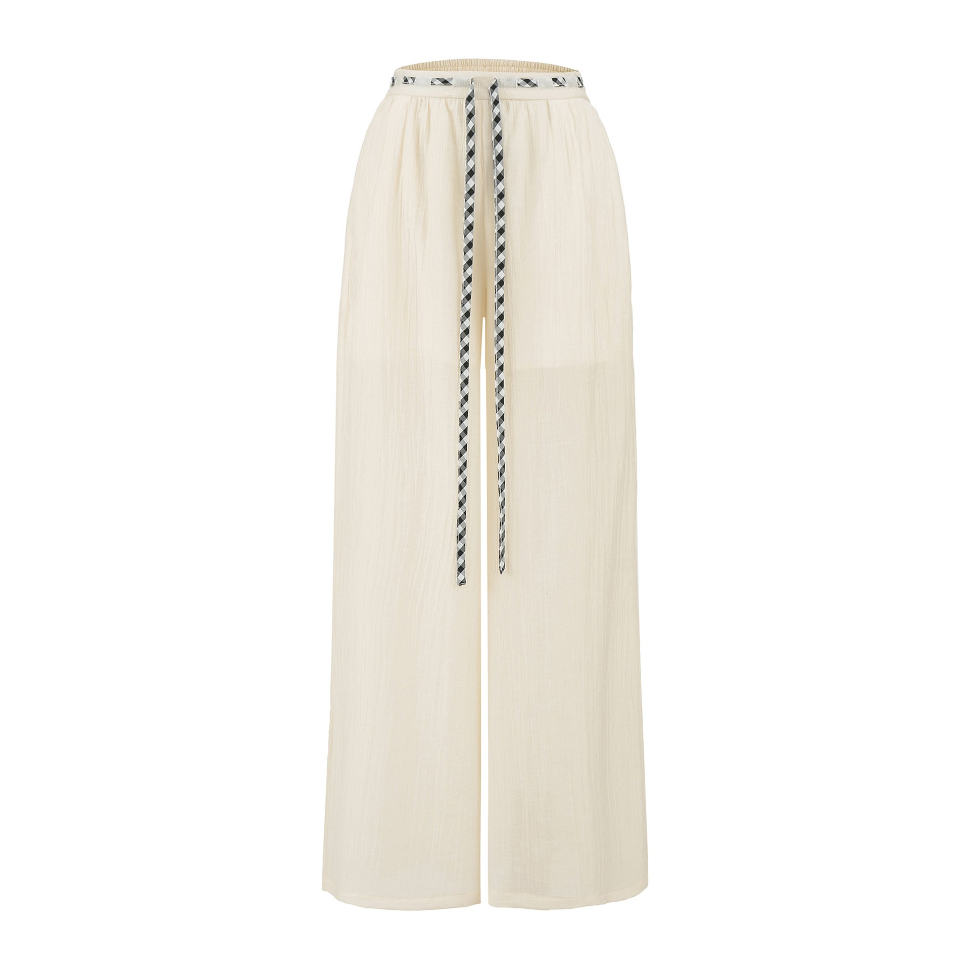 Straight tube loose sports wide leg pants for women