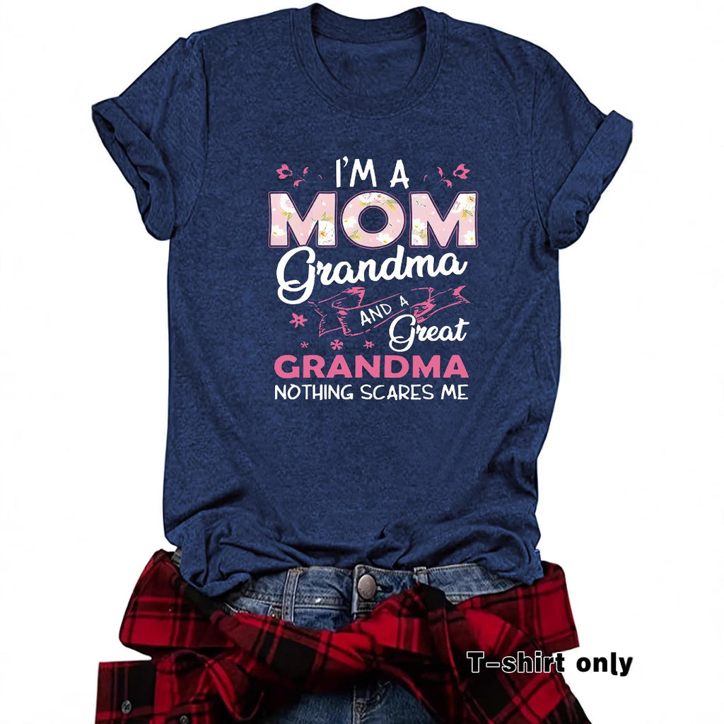 Pattern printed T-shirt short sleeved shirt